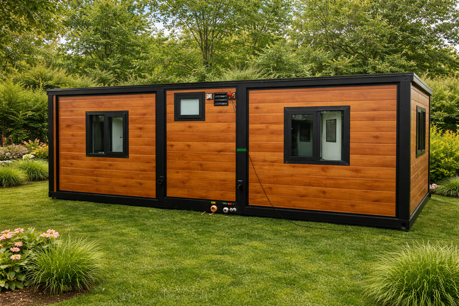 Casa 20ft — Jardín Posterior